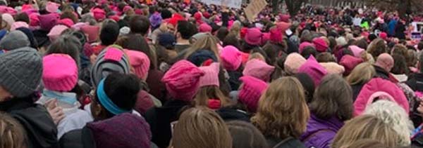 Taking heart from an uplifting experience at the Women's March