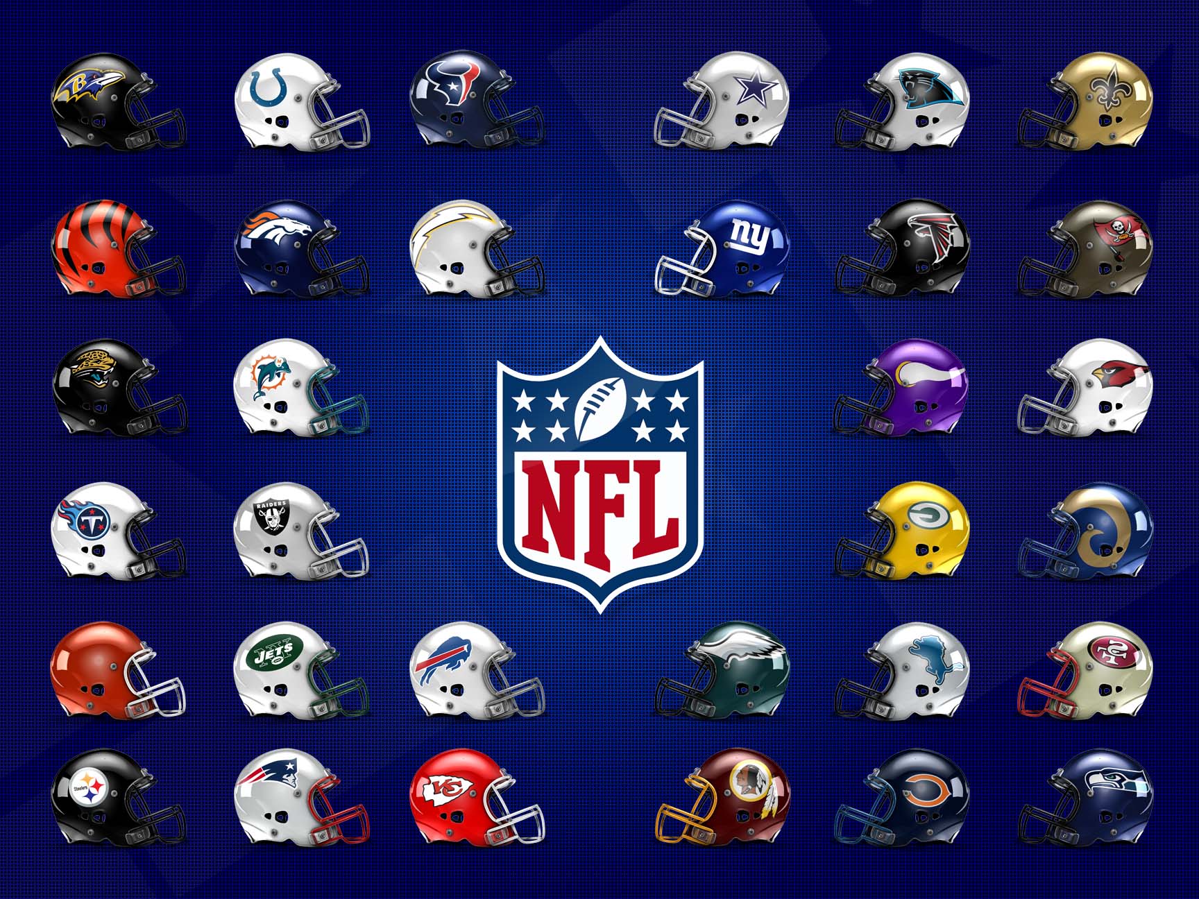Helmets from NFL teams represent high-level cooperation which creates Super Bowl Wisdom