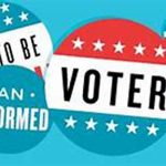 Graphic about becoming an informed voter